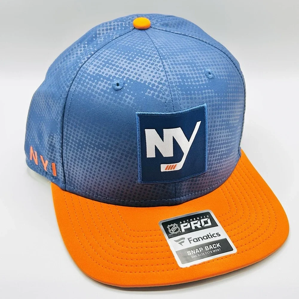 New York Islanders Fanatics Patch 2-Tone Hat Cap Snapback Adjustable NHL Hockey